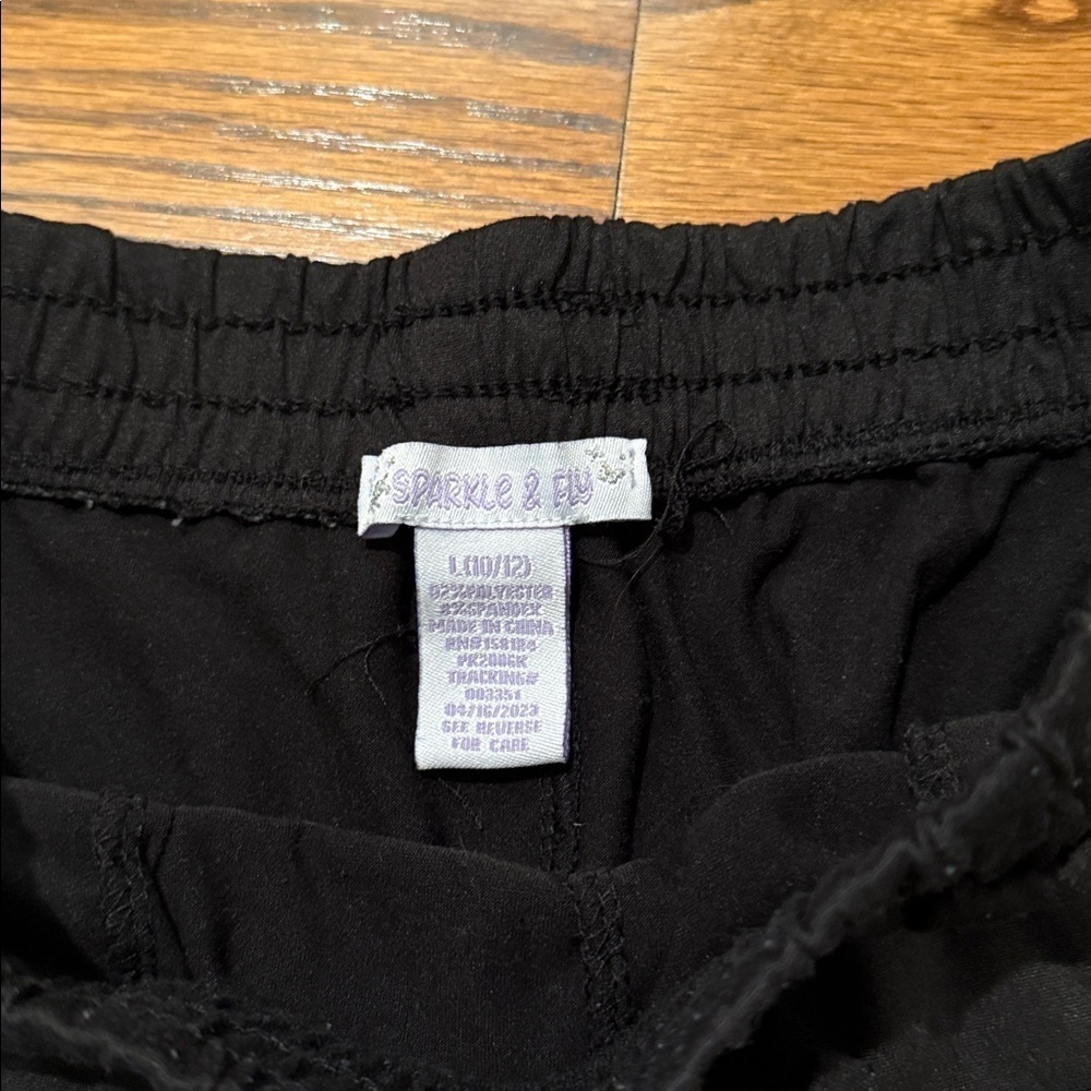 Cat & Jack spooky crew neck sweatshirt and black joggers set of 2 large (10/12) - Picture 7 of 8